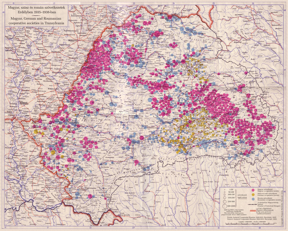 Cooperative maghiare, române şi săseşti in Ardeal între 1935 şi 1938